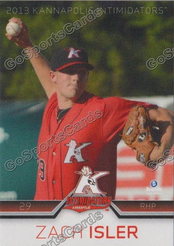 2013 Kannapolis Intimidators Zach Isler