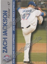2012 Round Rock Express Zach Jackson