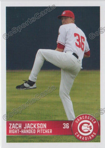 2016 Vancouver Canadians Zach Jackson