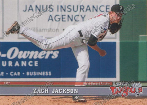 2017 Lansing Lugnuts Zach Jackson
