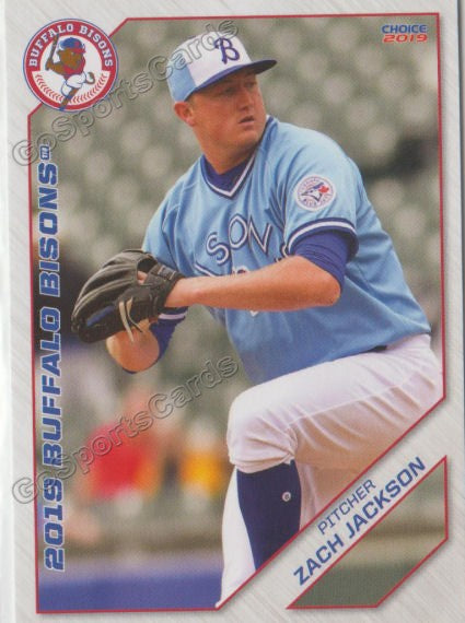 2019 Buffalo Bisons Zach Jackson – Go Sports Cards