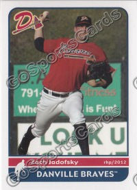 2012 Danville Braves Zach Jadofsky