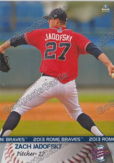 2013 Rome Braves Zach Jadofsky