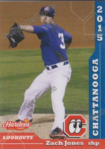2015 Chattanooga Lookouts Zach Jones