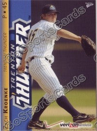 2008 Trenton Thunder Zach Kroenke