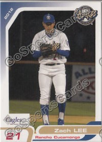 2012 Rancho Cucamonga Quakes Zach Lee