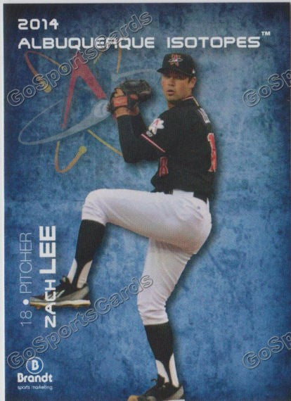 2014 Albuquerque Isotopes Zach Lee