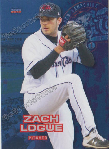 2019 New Hampshire Fisher Cats Zach Logue