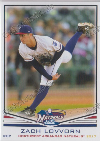 2017 Northwest Arkansas Naturals Zach Lovvorn