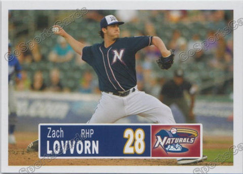 2018 Northwest Arkansas Naturals Zach Lovvorn