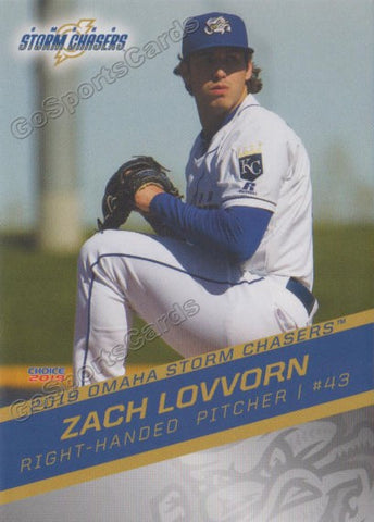 2019 Omaha Storm Chasers Zach Lovvorn