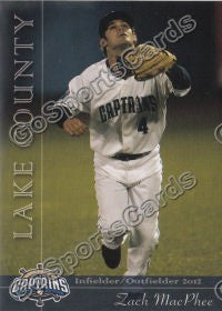 2012 Lake County Captains Zach MacPhee