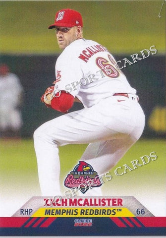 2022 Memphis Redbirds Zach McAllister