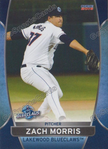 2016 Lakewood BlueClaws Zach Morris
