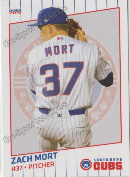 2019 South Bend Cubs Zach Mort