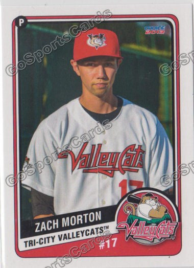 2013 Tri City ValleyCats Zach Morton