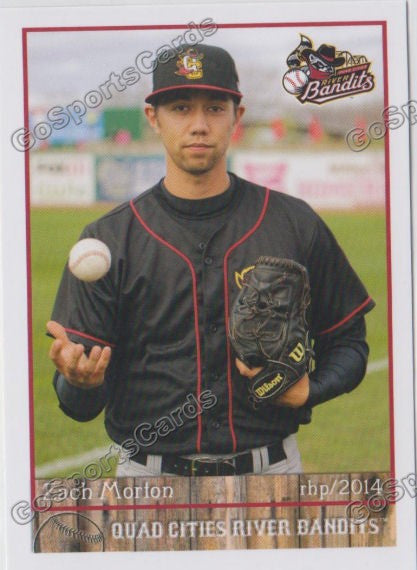 2014 Quad Cities River Bandits Zach Morton