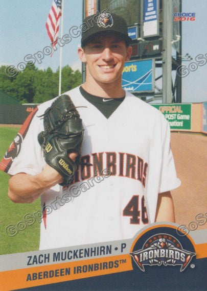 2016 Aberdeen Ironbirds Zach Muckenhirn