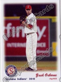 2010 Spokane Indians Zach Osborne