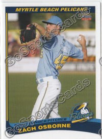 2012 Myrtle Beach Pelicans Zach Osborne