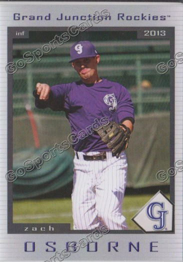 2013 Grand Junction Rockies Zach Osborne