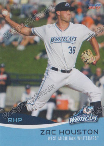 2017 West Michigan Whitecaps Zac Houston