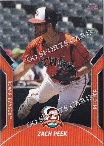 2022 Bowie Baysox Zach Peek