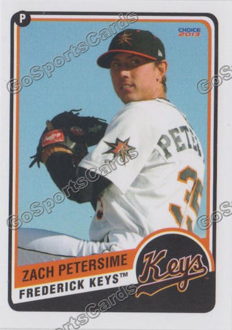 2013 Frederick Keys Zach Petersime