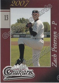 2007 Idaho Falls Chukars Zach Peterson