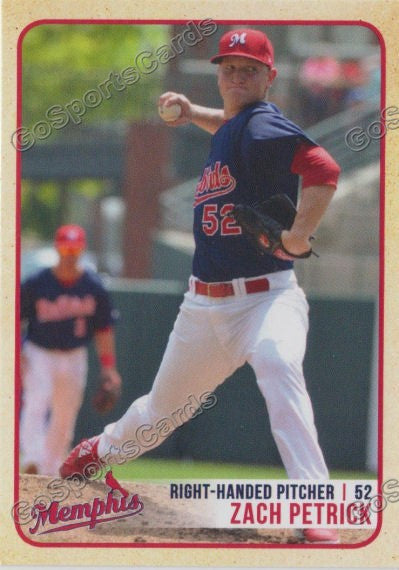2014 Memphis Redbirds Zach Petrick