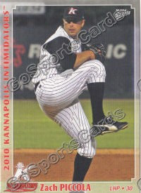 2010 Kannapolis Intimidators Zach Piccola