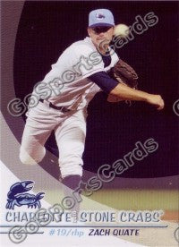 2010 Charlotte Stone Crabs Zach Quate