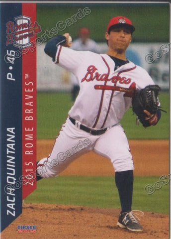 2015 Rome Braves Zach Quintana
