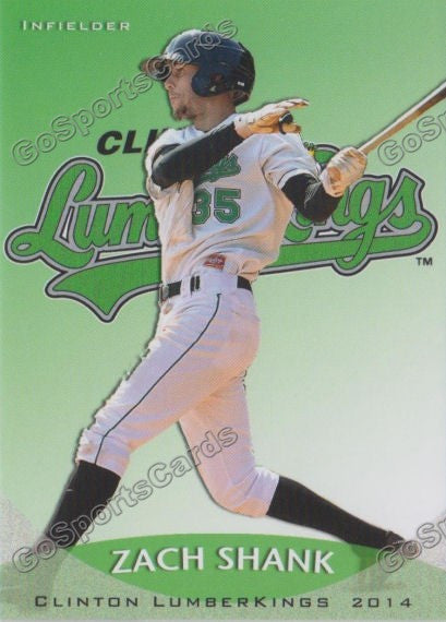 2014 Clinton LumberKings Zach Shank