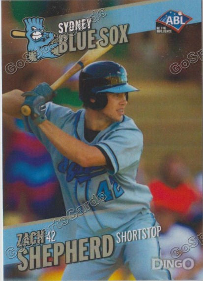 2013-2014 Sydney Blue Sox ABL Zach Shepherd