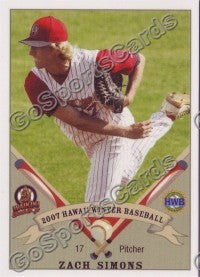 2007 Waikiki Beachboys Hawaii League ZACH SIMONS