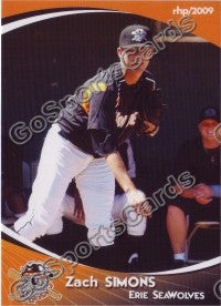 2009 Erie SeaWolves Zach Simons