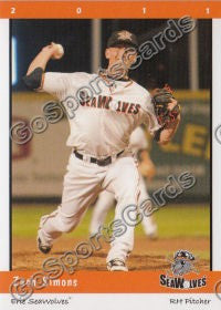 2011 Erie Seawolves Zach Simons
