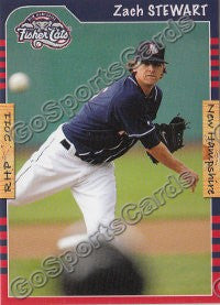 2011 New Hampshire Fisher Cats Zach Stewart