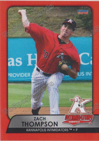 2015 Kannapolis Intimidators Zach Thompson