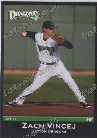 2013 Dayton Dragons Zach Vincej