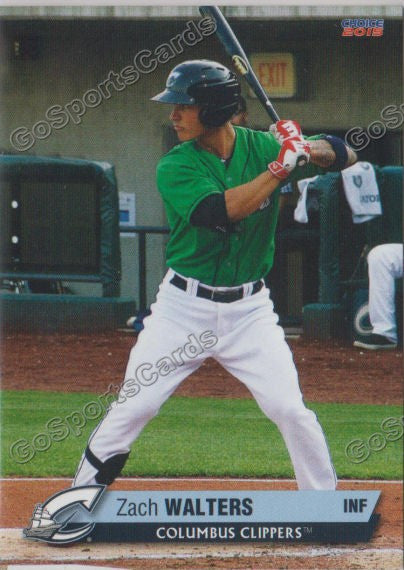2015 Columbus Clippers Zach Walters