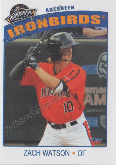 2021 Aberdeen Ironbirds Zach Watson