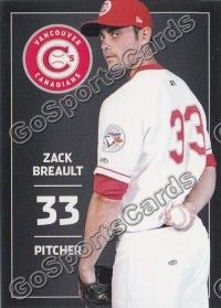 2012 Vancouver Canadians Zack Breault
