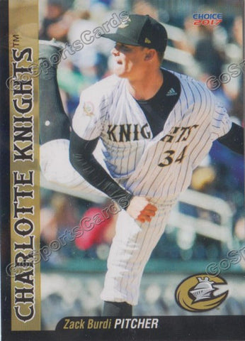 2017 Charlotte Knights Zack Burdi