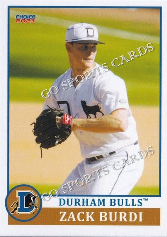 2023 Durham Bulls Zack Burdi