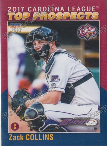2017 Carolina League Top Prospect Zack Collins