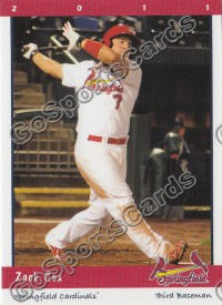 2011 Springfield Cardinals Zack Cox