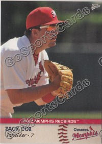 2012 Memphis Redbirds Zack Cox