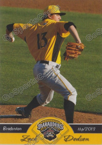 2013 Bradenton Marauders Zack Dodson